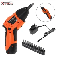 mini 100 240v handle rechargeable electric screw driver two way rotating head with led lighting and bidirectional switch
