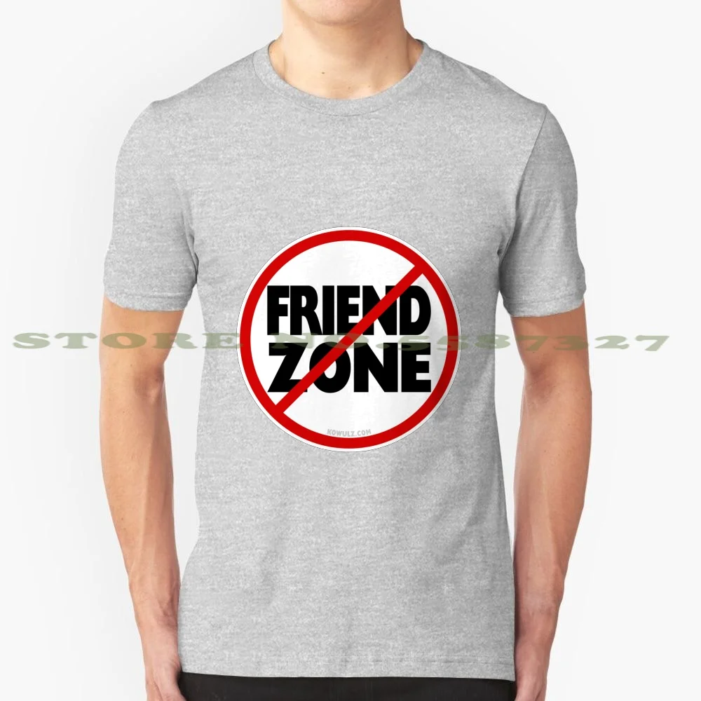 Забавная футболка No Friend Zone горячая Распродажа с рисунком на заказ для друзей