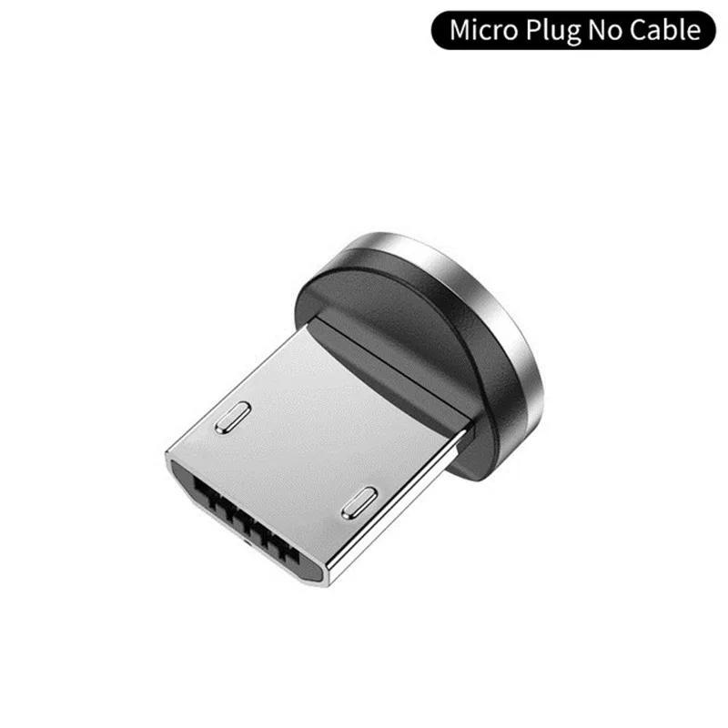 Only Micro usb Plug 1 м светодиодный магнитный usb-кабель для moto rola moto G2 G3 G4 E4 E5 G6 PLUS PLAY G7 one power p30 note Z force M Z2 Play Z4 Z3 X4 X5 Cord - Цвет: Only Micro usb Plug