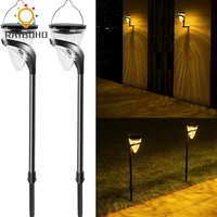 Solar Garden Lights Outdoor Waterproof Solar Powered 3-in-1Wall Light Hanging LED Landscaping Lights for Pathway Walkway Lawn