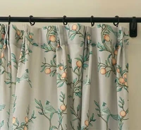 american curtains for living dining room bedroom nordic pastoral fresh cotton and linen curtains french window curtains