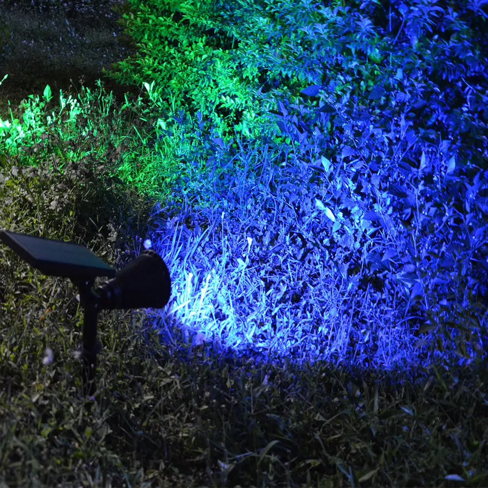 Светодиодный светильник на солнечной батарее KHLITEC 4 s синий светодиодный садовые