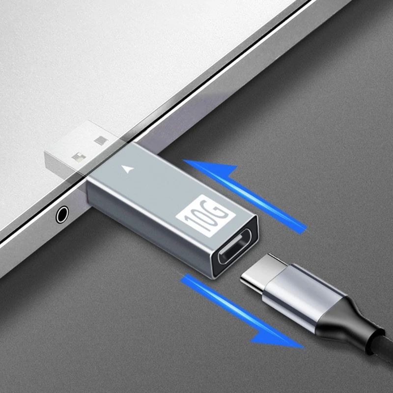 

Aluminum Alloy Shell USB to Type-C Gen2 USB3.1 Adapter Converter Built-in Chip