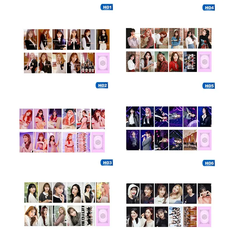 EXO NCTU WJSN Mamamoo NFlying IU STRAY KIDS Paper Lomo Card Photo Poster Photocard Fans Подарочная коллекция