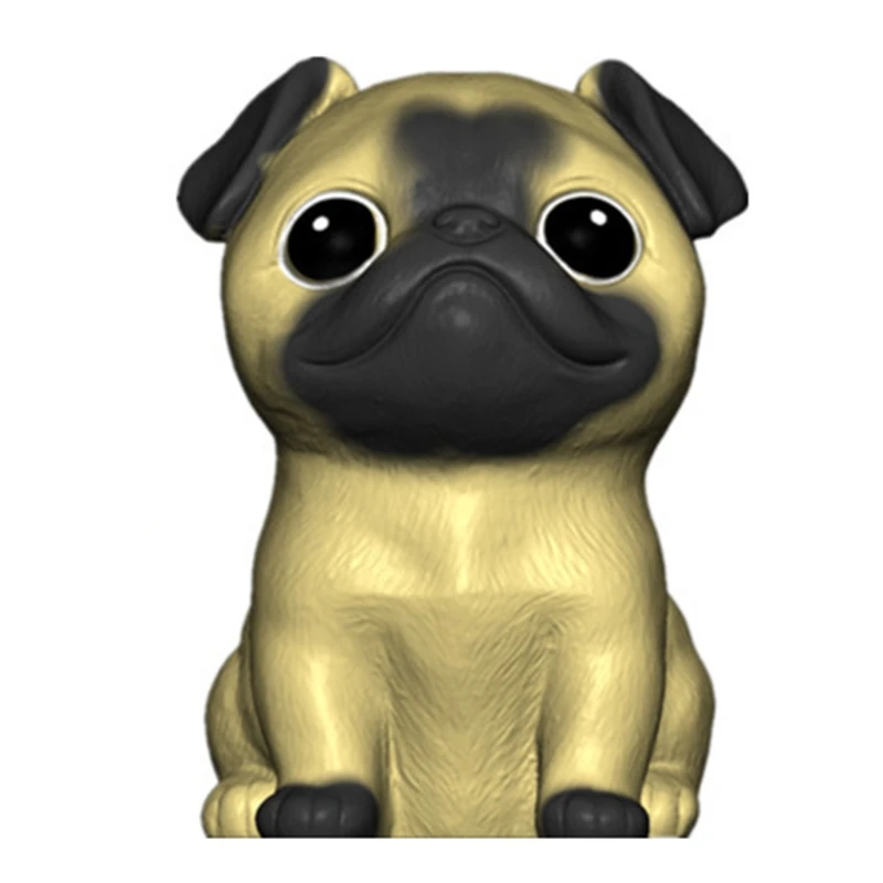 

Cute Little Pug Dog Home Decorations Epoxy Resin Mold Ornaments Casting Silicone Mould DIY Crafts Plaster Candle Making