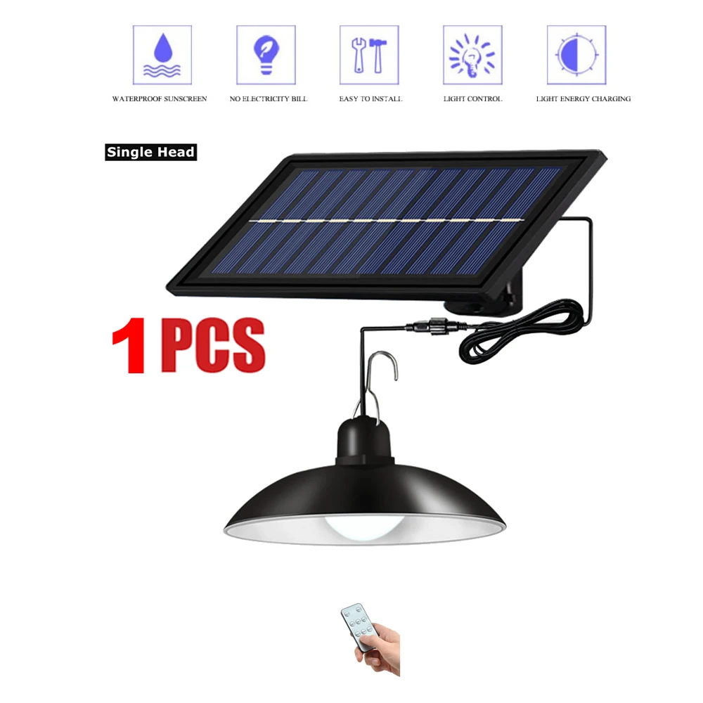 

Retro Lampshade Solar Pendant Chandelier solar Light Human Body Wall Light Outdoor Waterproof Street Path Home Garden Energy Sav