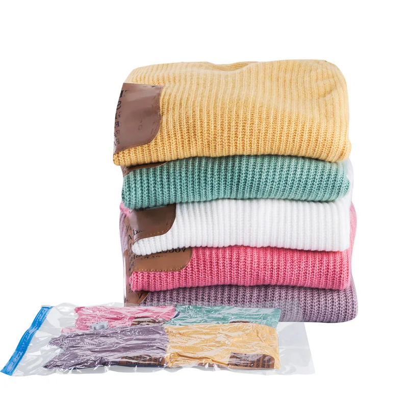 Вакуумные пакеты на двойной молнии складные дорожные компрессионные