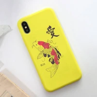 yndfcnb crane and koi chinese style phone case for iphone 13 11 12 mini pro max 7 8 plus 6 6s x xs max xr coque