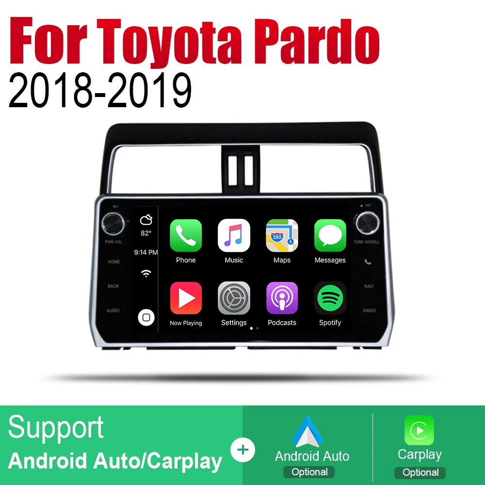 ZaiXi Android автомобильный GPS Navi для Toyota Pardo/LC950/Prado 950 2018 ~ 2019 плеер навигация WiFi Bluetooth