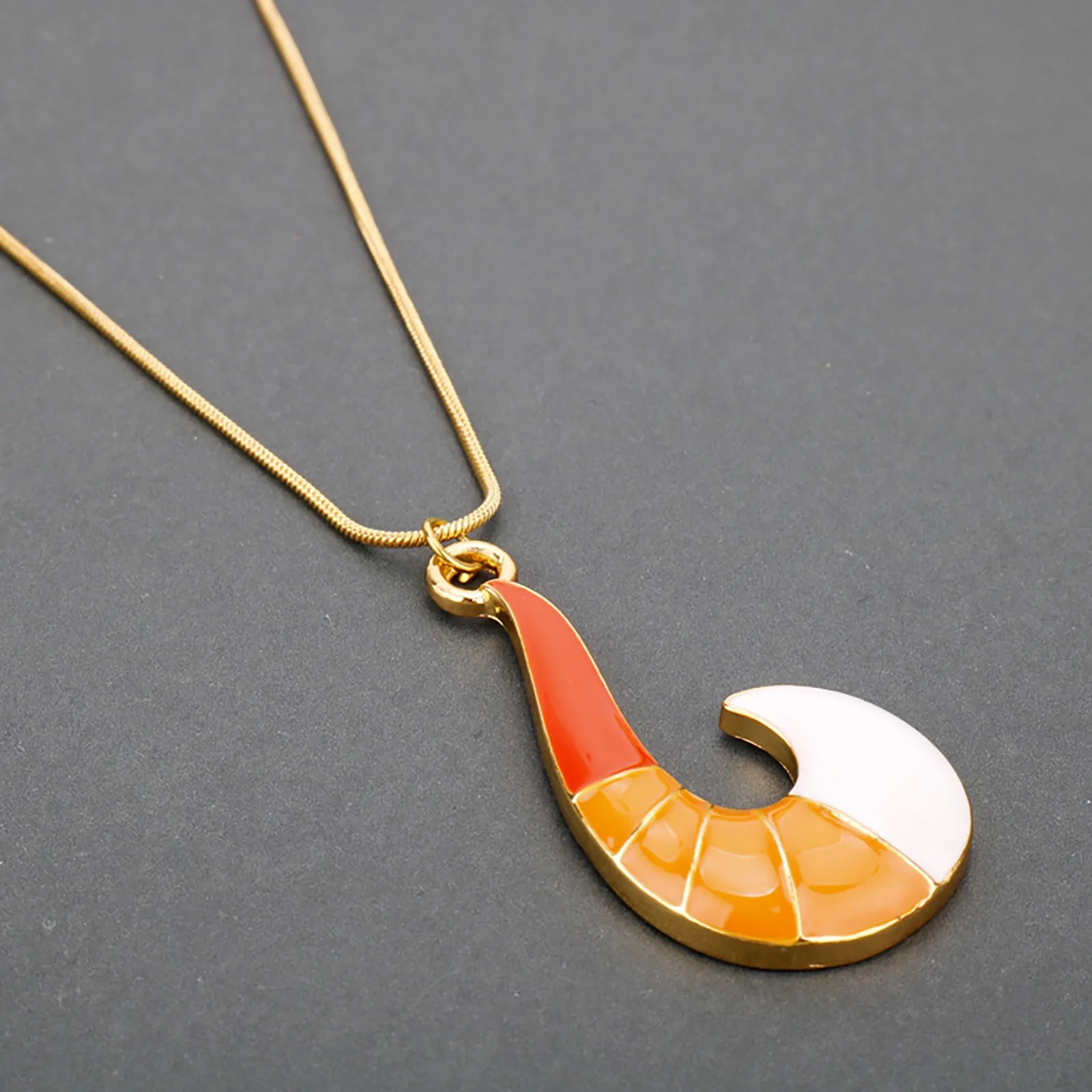 Аниме лисий хвост Rouges ожерелье Золотая цепочка чокер для мальчиков ювелирные