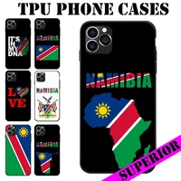 for huawei honor 7 8 9 10 v20 s i a pro lite namibia flag theme soft tpu phone cases cover logo