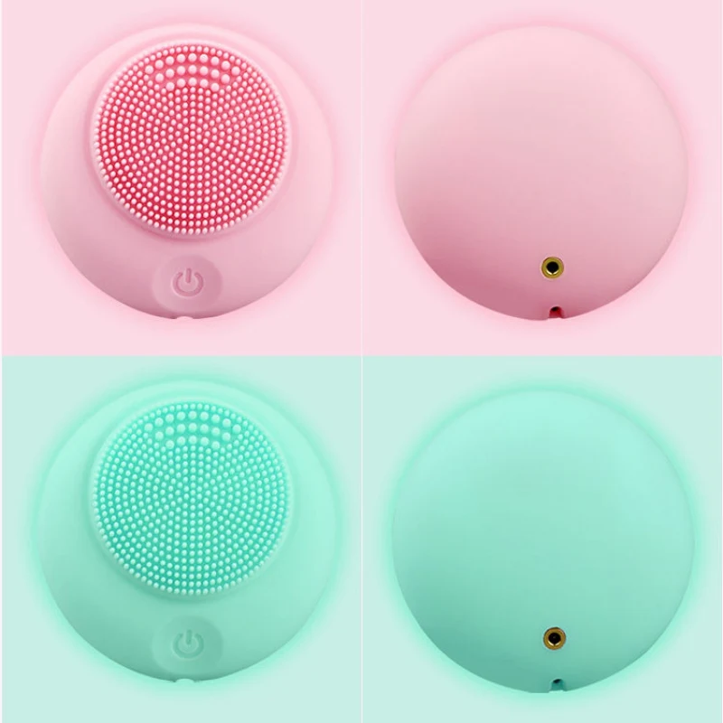 Электрическая силиконовая Очищающая щетка для удаления черных точек