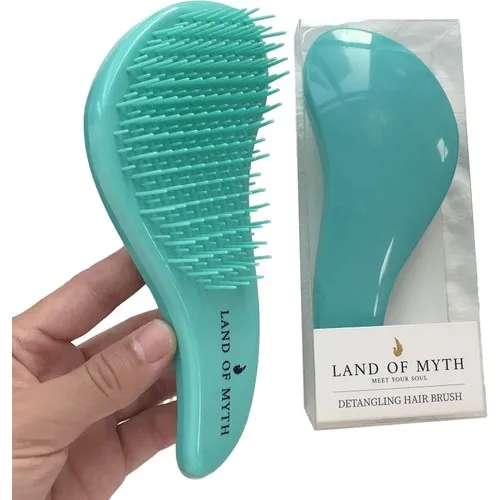 

Curved Hair Comb On-Light Blue New 2020 Model