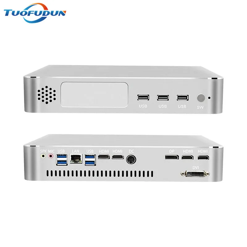 Tufudun новый Intel Core i9 9900 i7 9700F i5 9400F мини игровой ПК GPU GTX 1050TI 4 Гб AC WiFi 2 * HDMI2.0 DVI DP Max