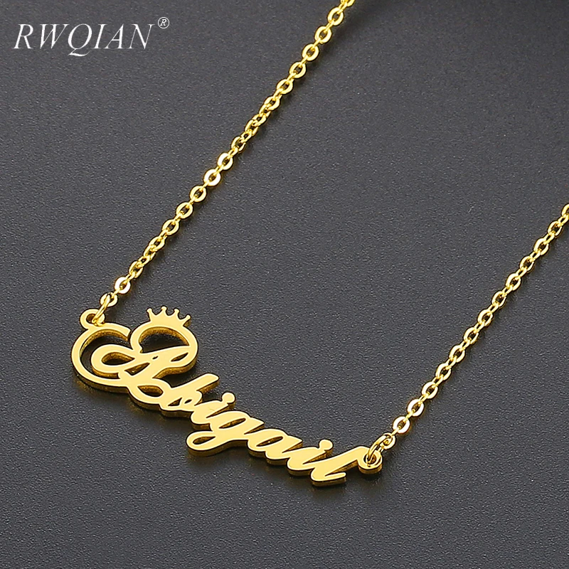 Женское ожерелье с подвеской Abigaill под заказ цепочка розового золота серебра