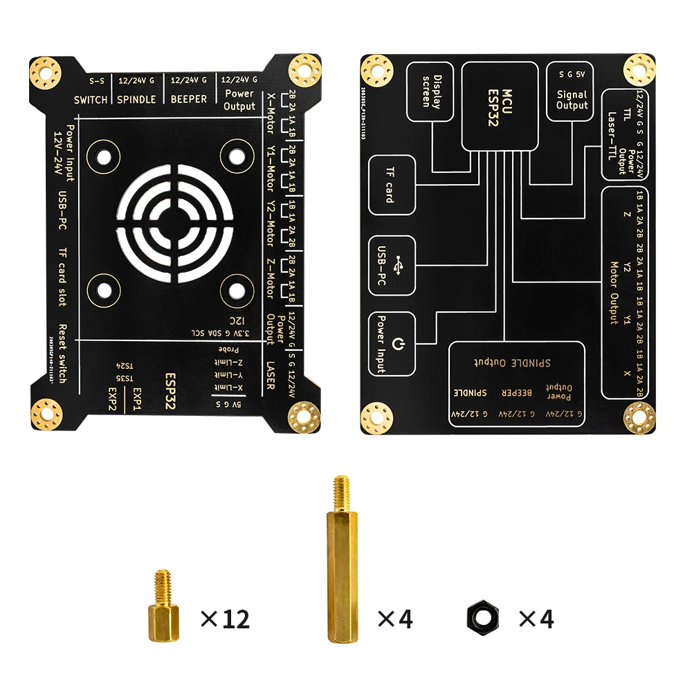Материнская плата с автономным контроллером MKS DLC32 32 бит ESP32 Wi-Fi GRBL TFT сенсорный