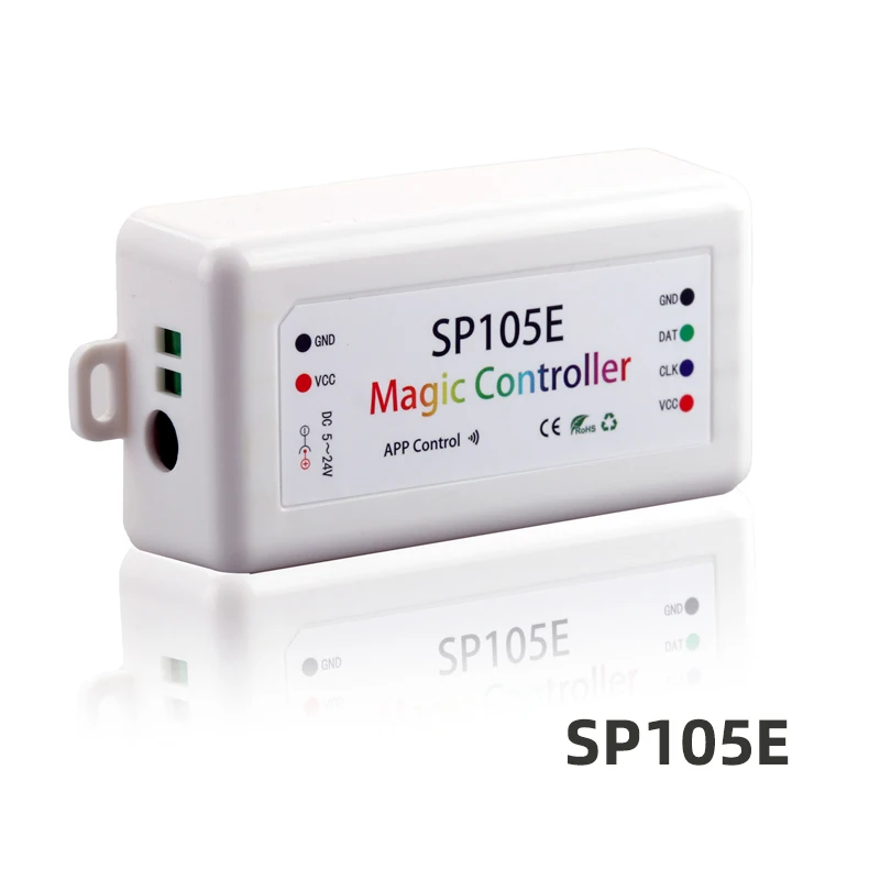 SP105E Bluetooth светодиодная Пиксельная полоса светильник контроллер SP108E Wi-Fi WS2812b SK6812 WS2813 контроллер SP107E SP110E SP501E