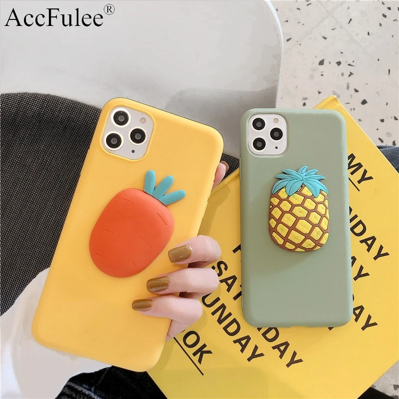 Милый матовый 3D чехол с фруктами и ананасами для Huawei Y9 Prime 2019 Y7 2018 Y6 Pro 2017 Y5 II Y3 милый