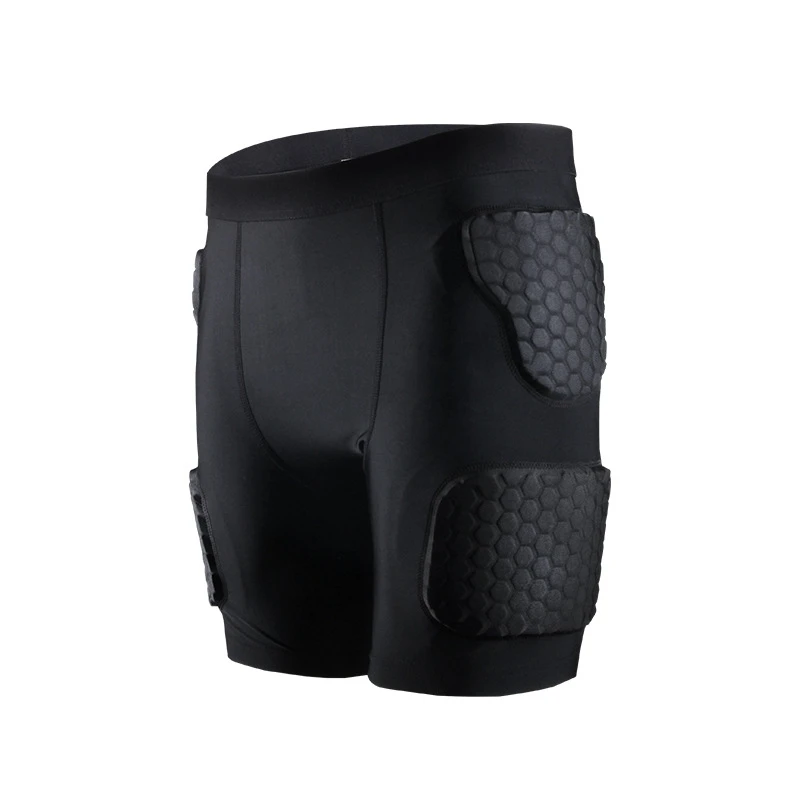 Football Paintball Basketball Ice Skating Soccer Hockey Adult Padded Compression Shorts Hip And Thigh Protector Hot | Спорт и