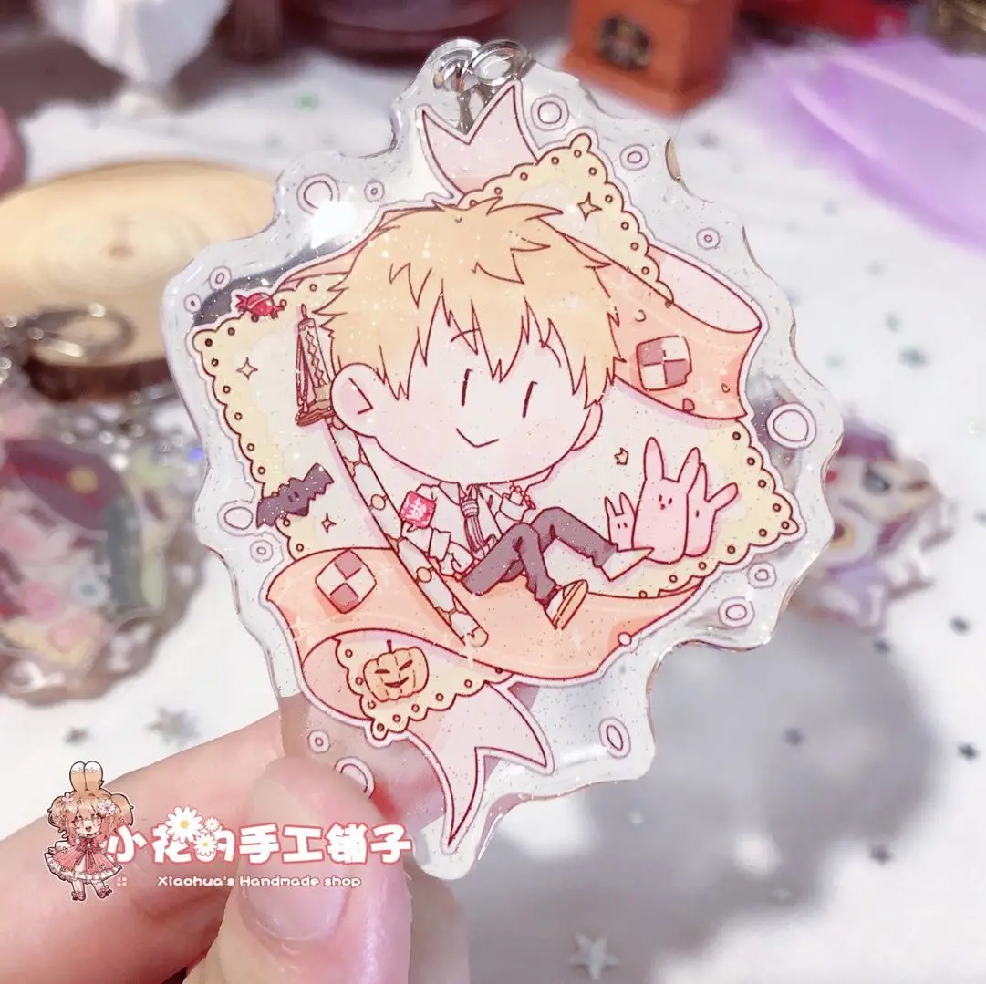 

Toilet-bound Hanako-kun Yahiro Nene Minamoto Kou 6cm Acrylic Model Toy Keychain Keyring Pendant #7311 Kids Toy