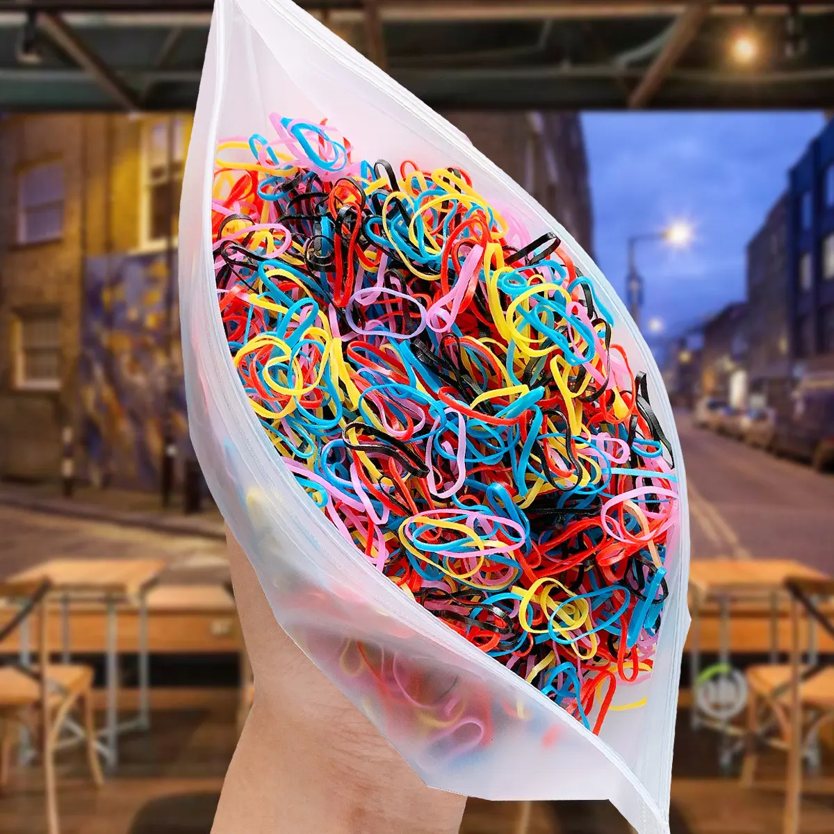 Резинки для волос одноразовые девочек 4000 шт.|Аксессуары девочек| |