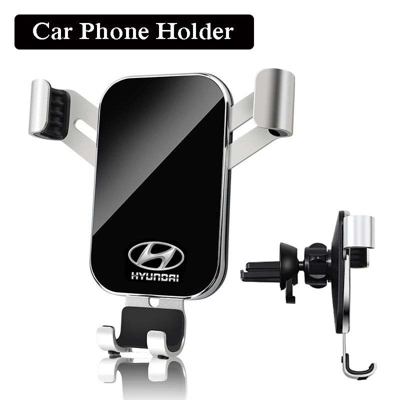 1Pcs Car Air Vent Stand Phone Gravity Bracket Accessories For Hyundai Accent Azera I10 I20 I30 I40 IX20 IX35 Elantra GDI | Автомобили и