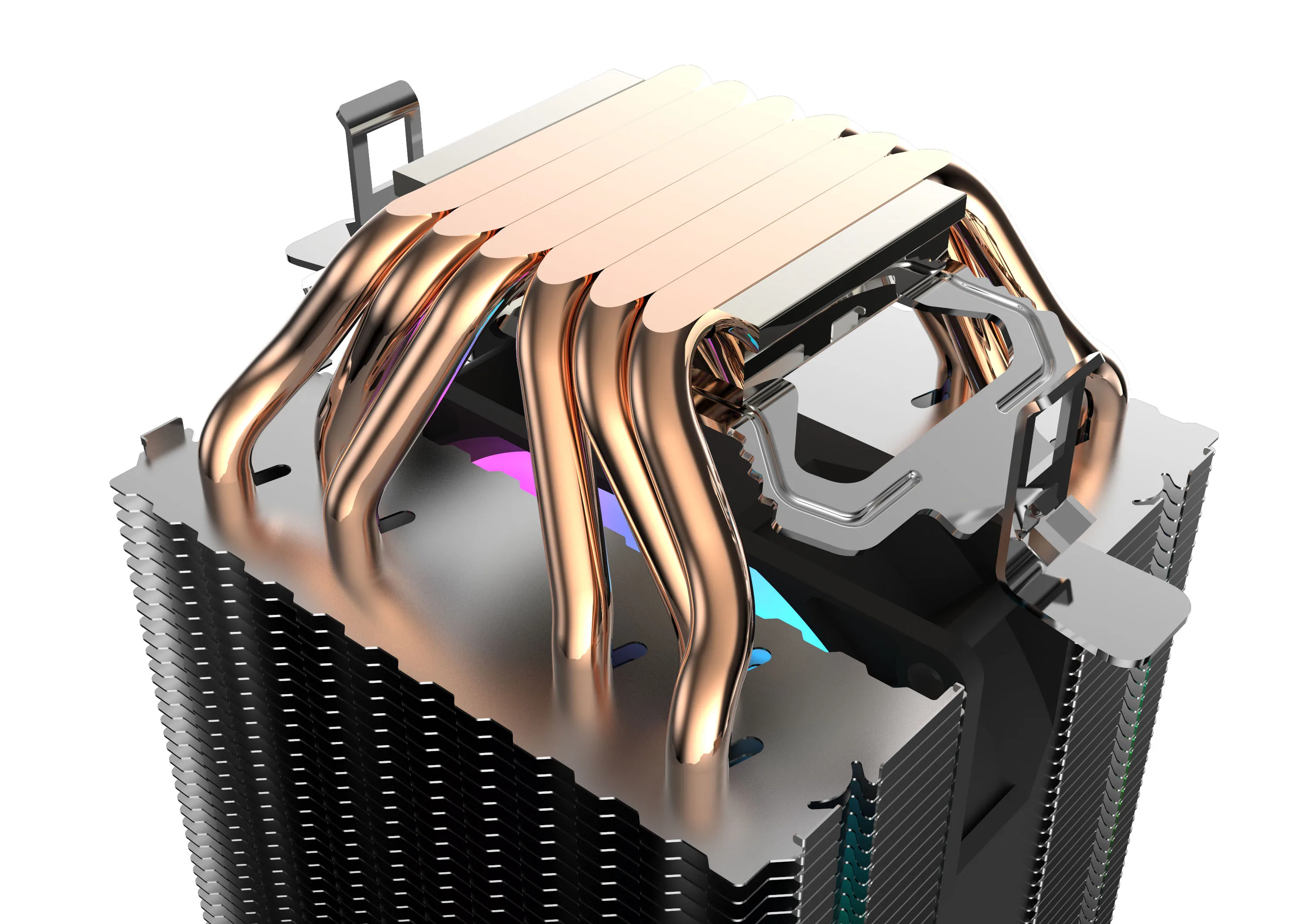 Кулер для процессора Darkflash 6 тепловых трубок двойной башенный радиатор 90 мм