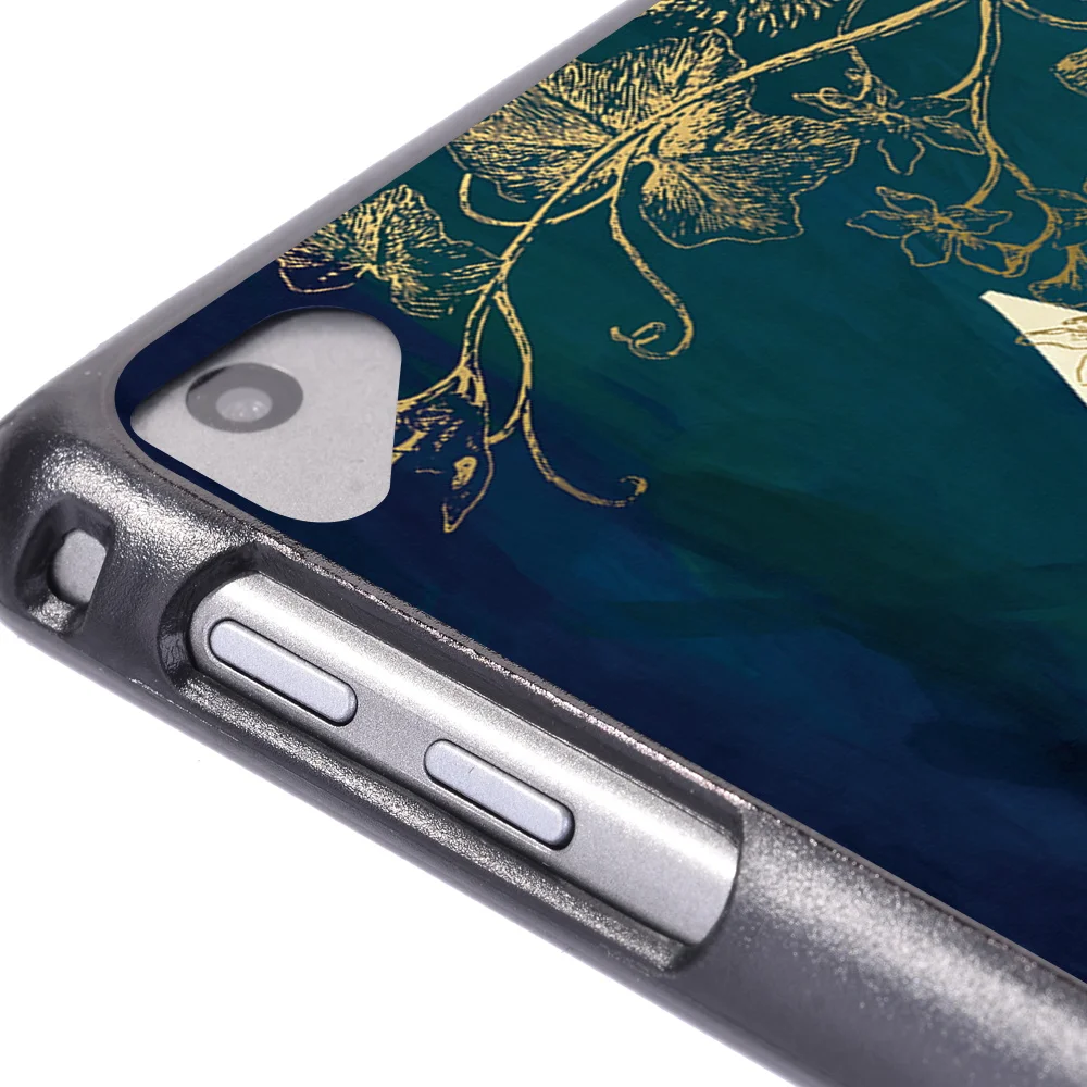 Жесткий чехол для планшета Apple IPad Air 3 10 5 дюйма (2019)/iPad 2/iPad 4 2020 9 с цветочными