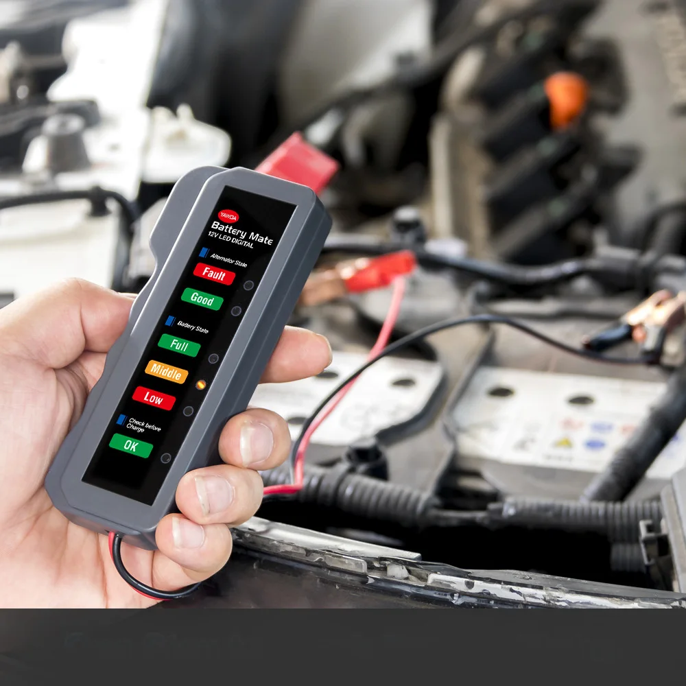 Универсальный тестер автомобильных аккумуляторов 12 В для Volkswagen Audi Hyundai Ford BMW Киа