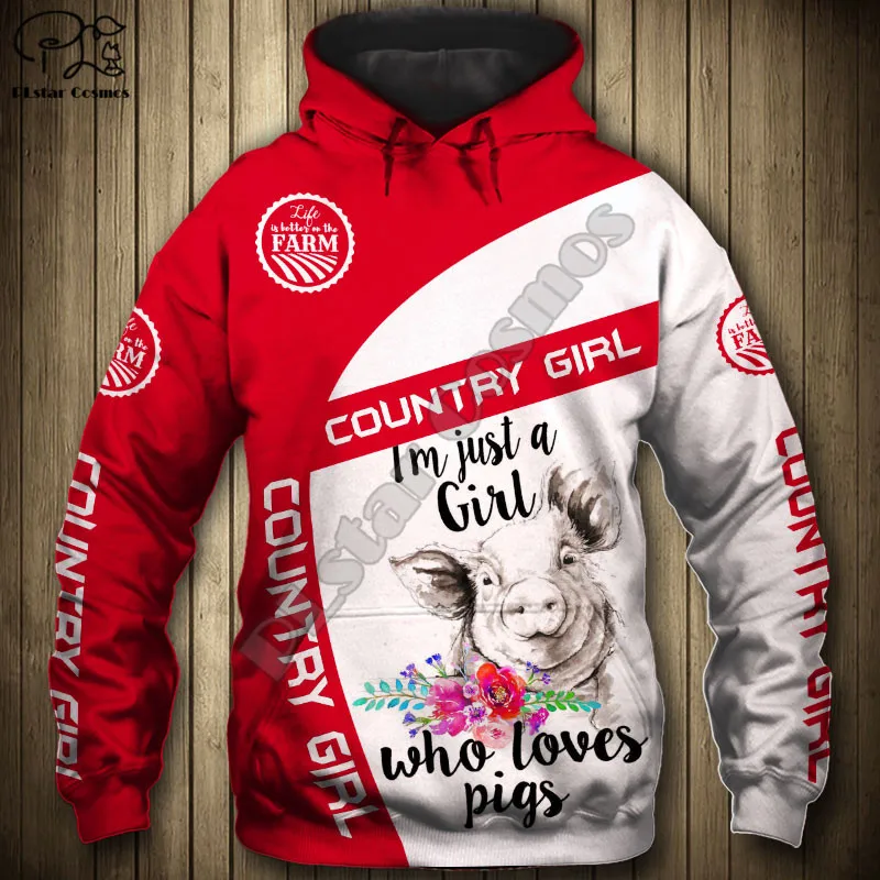 

PLstar Cosmos Country Girl 3D Printed 2021 New Fashion Hoodies Sweatshirts Zip Hoded For Men/Women Casual Streetwear Apparel G09