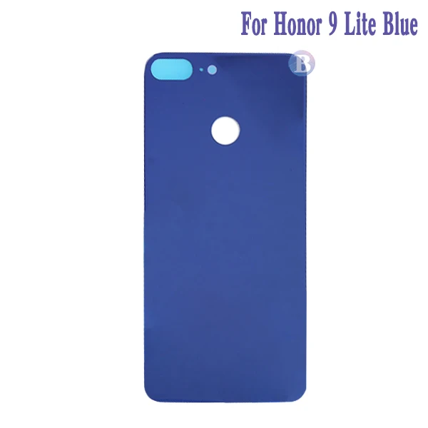 Для huawei honor 9 Lite/honor 9 STF-L09 L29 AL10 TL10 Корпус Крышка батарейного отсека задняя крышка Шасси рамка с клеем - Цвет: Honor 9 Lite Blue