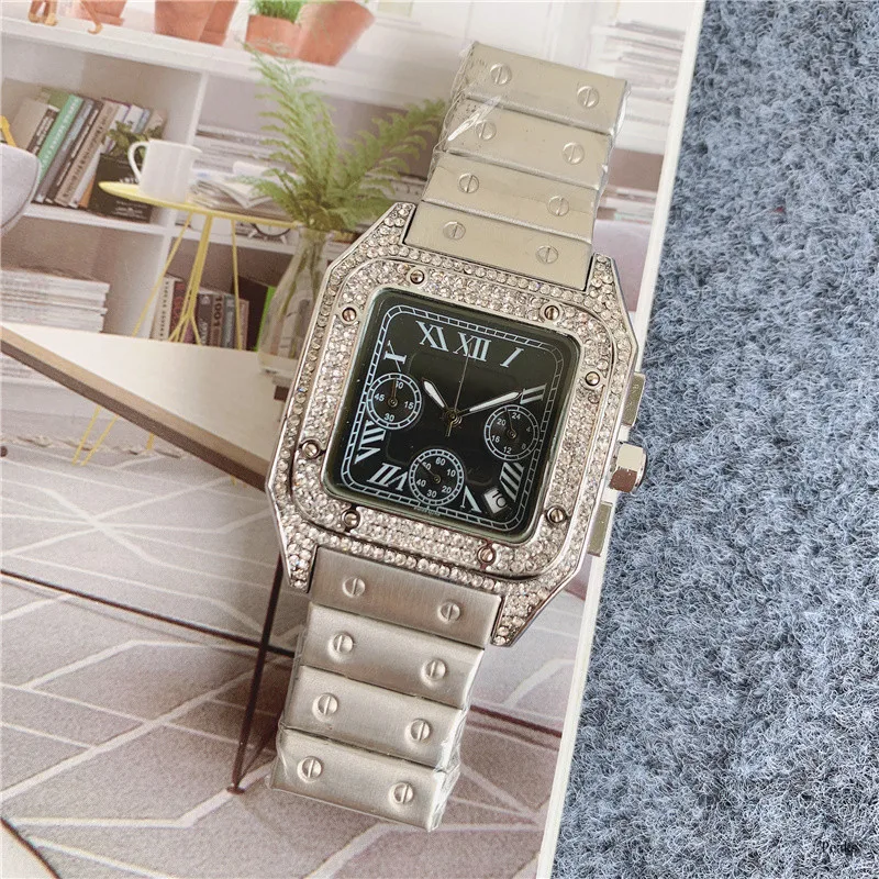 

Top Luxury Vintage Oversized Men Quartz Watch Six Needles Full Function Waterproof Business Casual Watches Reloj De Hombre