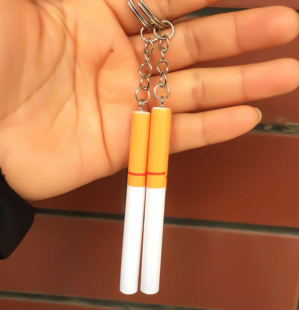 1 предмет модный сигареты ключ-брелок с цепочкой для женщин и мужчин мальчиков