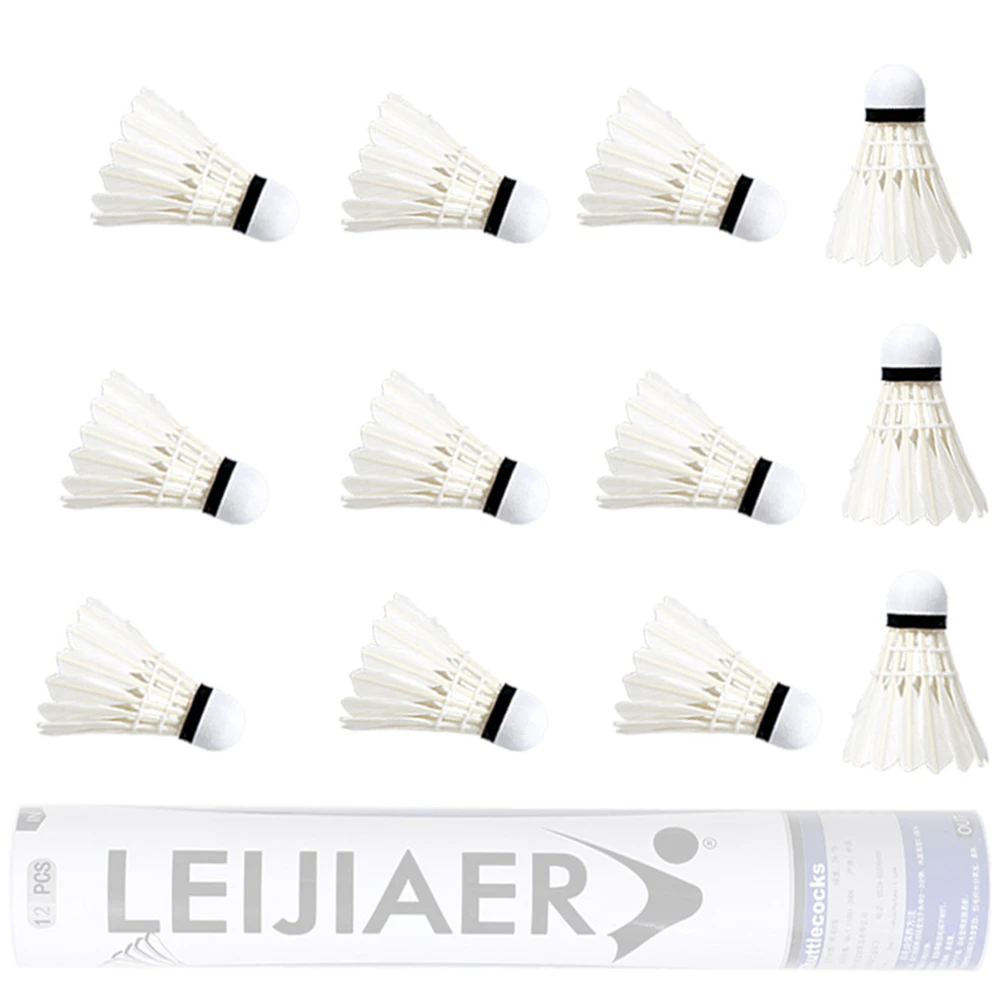 Волан из утиного пера для бадминтона шаровая Головка волокна подходит дома