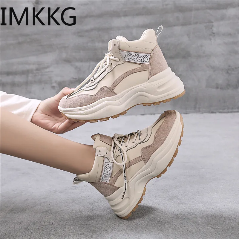 Зимние женские ботинки теплые меховые водонепроницаемые кроссовки на плоской