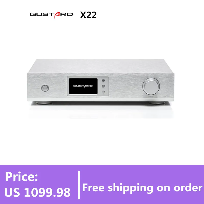 

GUSTARD DAC-X22 ES9038PRO I2S XMOS HiFi DAC PCM384K DSD512 DOP Decoder