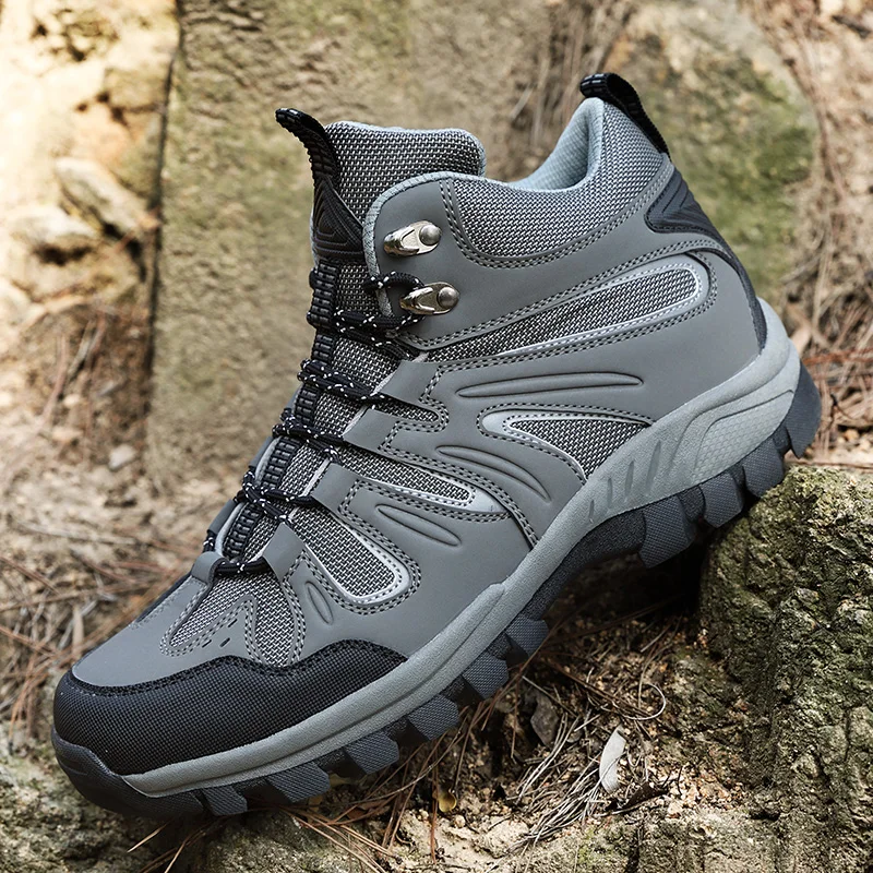 

High Quality Men Hiking Shoes Outdoor Men Sport Trekking Mountain Boots Sneaker Waterproof Climbing Athletic Shoes