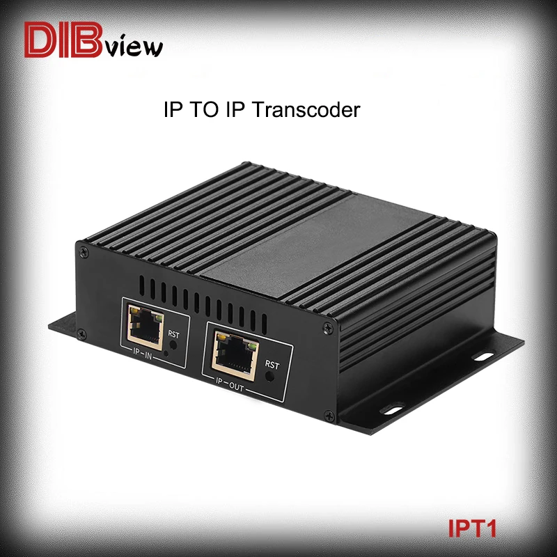 Декодер для потоковой передачи видео Dibview H.265 H.264 IP транскодер to с HLS RTMP RTSP HTTP UDP