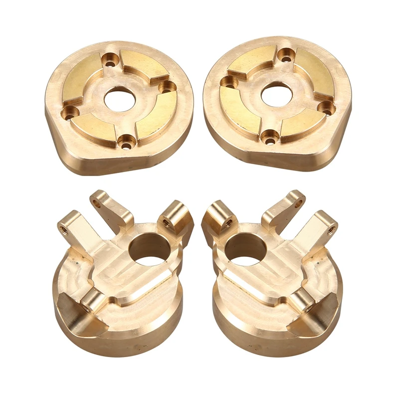 2 шт. латунный портал рулевой кулачок корпус набор для 1:10 RC Гусеничный осевой SCX10