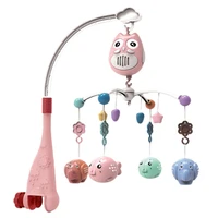 baby crib mobile carrusel musical toddler bed bell baby cot toys baby musical crib mobile infant bed decors haning rotating bell