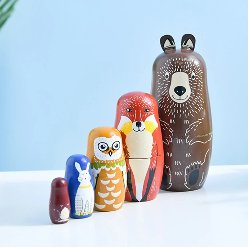 Русская Матрешка деревянная матрешка русская ручная работа домашний декор