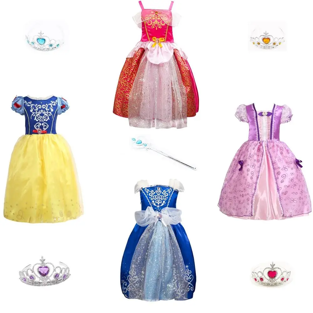 Костюм сказочной принцессы Аладдин платье Рапунцель карнавальный костюм Авроры