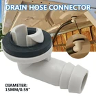 15 мм локоть дренажный кондиционер на выходе разъем водоотводная труба для кондиционирования воздуха дренаж инструмент с резиновым кольцом