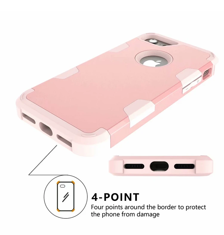 Для Apple iPhone 7 4," гибридный противоударный защитный резиновый силиконовый чехол-накладка для iPhone7