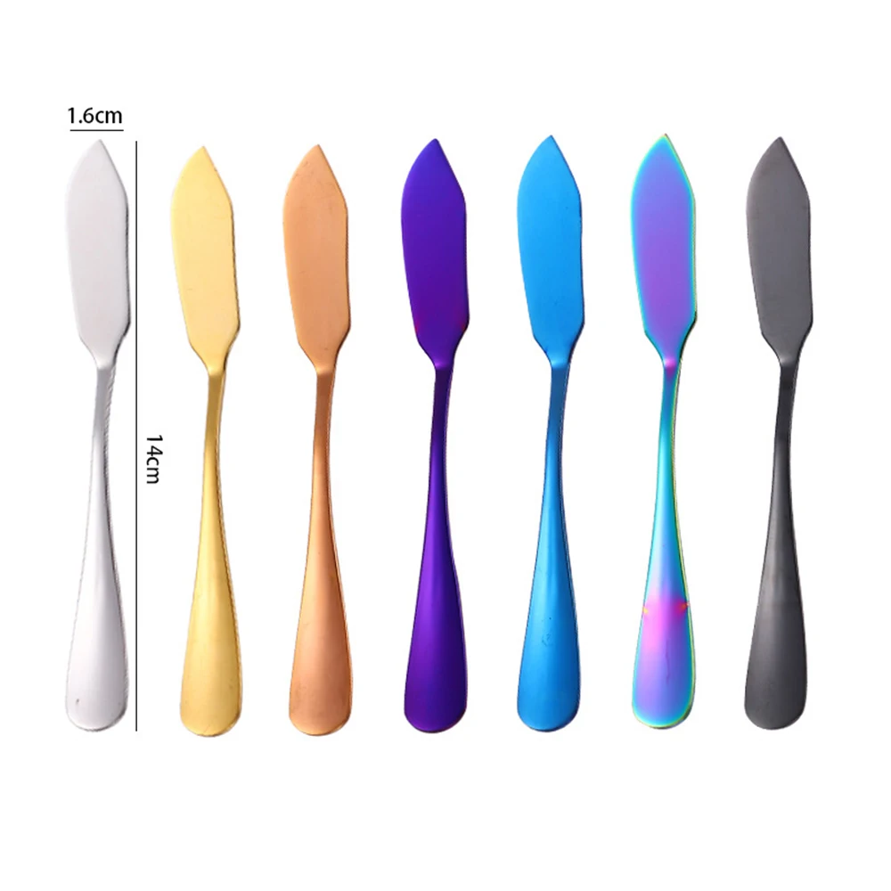 

1Pc Multifunction Cheese Knives Stainless Steel Butter Cutter Cheese Jam Spreader Cream Cutter Utensil Cutlery Dessert Toast