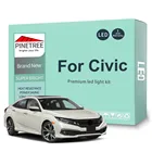 Комплект светодиодсветильник Ки для Honda Civic EG EK 3D 4D 5D 10 седан купе люк 1992-2016 2017 2018 2019 Canbus без ошибок