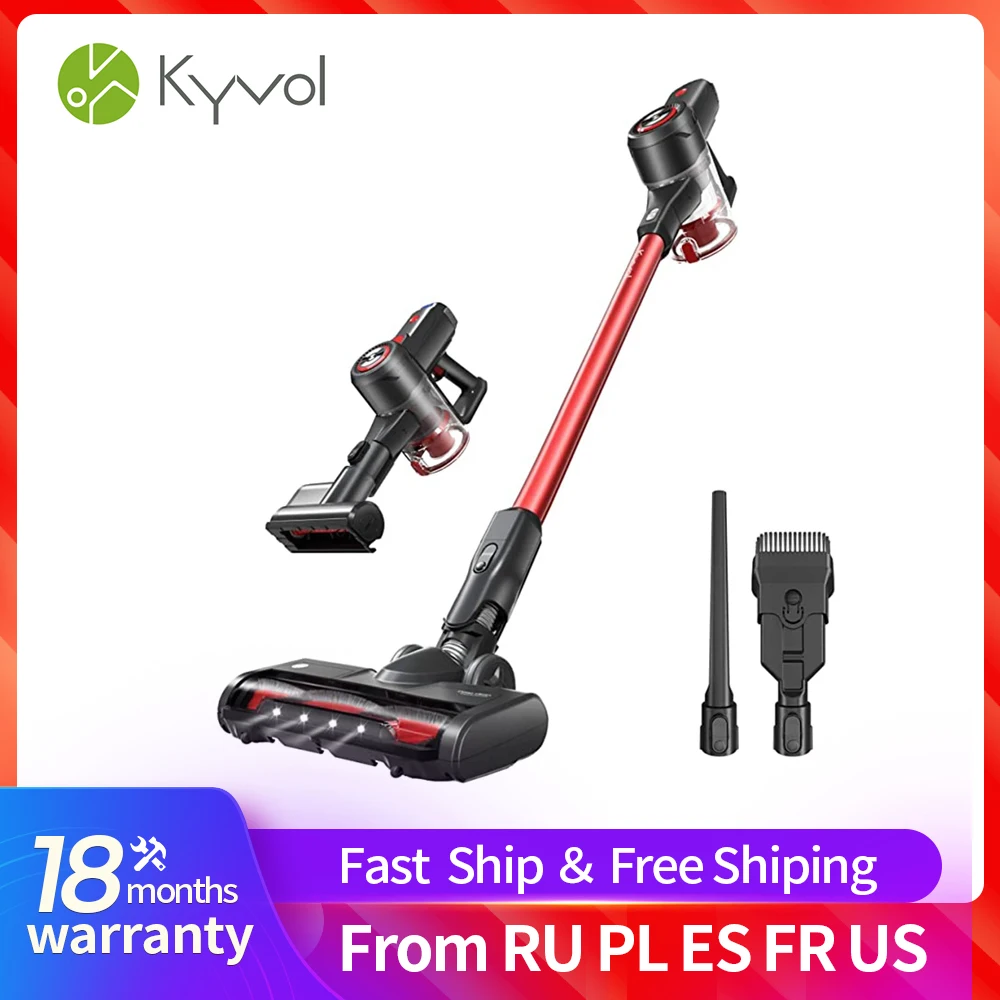 

KYVOL V20 Handheld Vacuum Cleaner 20KPa Strong Suction Power Three-speed mode Hand Stick Wireless smart home Efficient 1L Cup