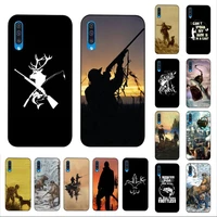 lvtlv hunting animal and fishing man phone case for samsung a30s 51 5 71 70 40 10 20 s 31 a7 a8 2018