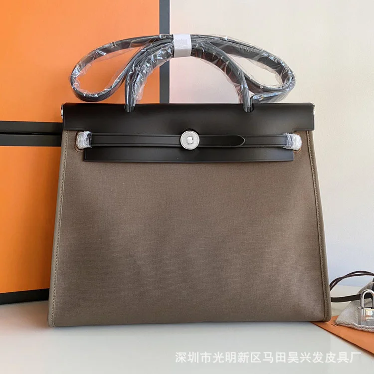 

Herbag 31 см 19 см, водонепроницаемая Холщовая Сумка из воловьей кожи на одно плечо, сумка через плечо, сумка Pegasus Kelly