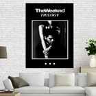 Постер на холсте Трилогия The Weeknd, музыкальная живопись, плакат, украшение, настенный постер, принт, домашний декор
